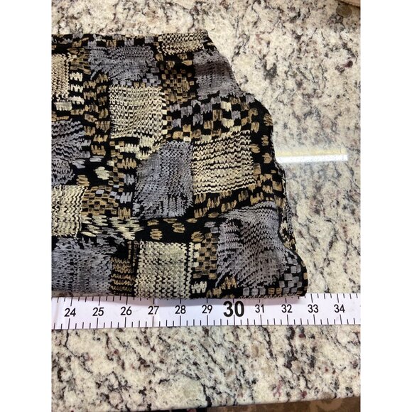 Vintage Countess Mara Rayon Shirt L 90s Abstract Geometric Hawaiian Shirt Resort - Picture 8 of 8